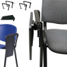 ACCESSORI Tavoletta scrittoio braccioli per sedie di attesa
