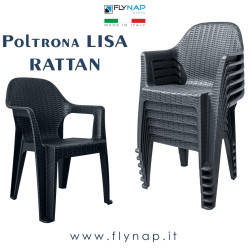 Poltrona Lisa rattan