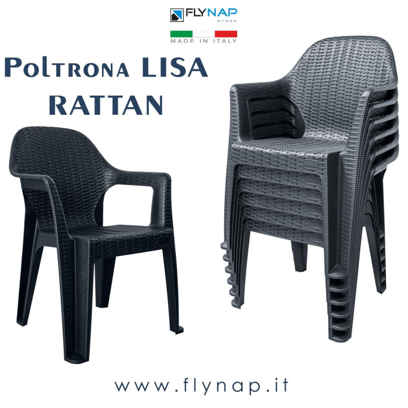 Poltrona Lisa rattan