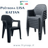 Poltrona Lisa rattan