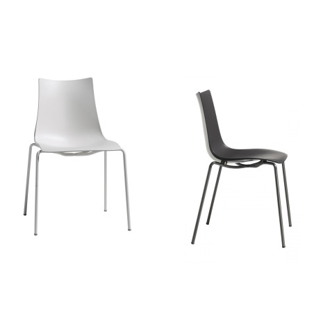 ZEBRA TECNOPOLIMERO 4 gambe con telaio verniciato