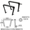 ACCESSORI Tavoletta scrittoio braccioli per sedie di attesa