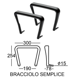ACCESSORI Tavoletta scrittoio braccioli per sedie di attesa
