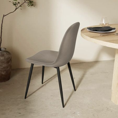 Becky in Velluto Beige