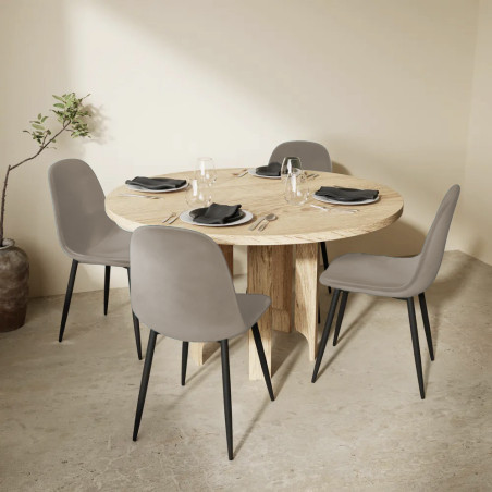 Becky in Velluto Beige