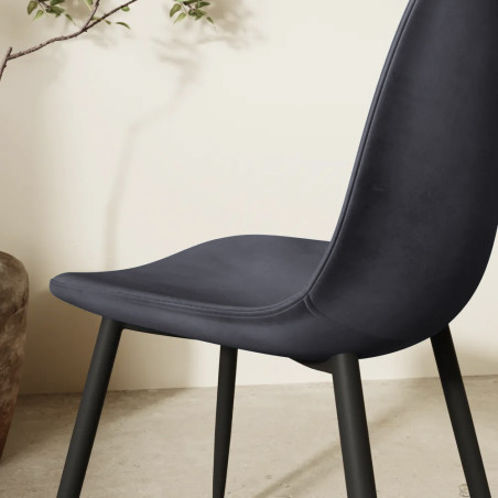 Becky in Velluto Grigio