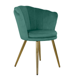Atene Poltroncina Velluto Velvet Verde