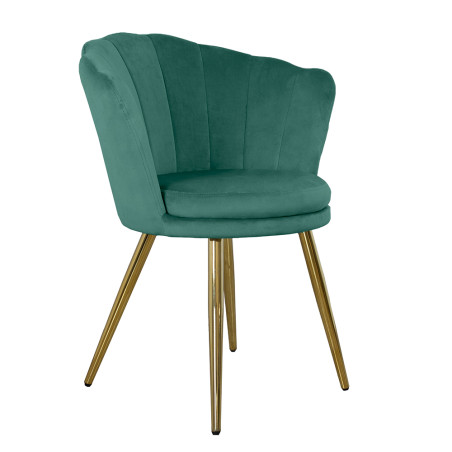 Atene Poltroncina Velluto Velvet Verde