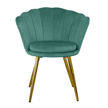 Atene Poltroncina Velluto Velvet Verde