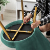 Atene Poltroncina Velluto Velvet Verde
