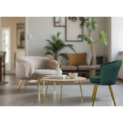 Atene Poltroncina Velluto Velvet Verde