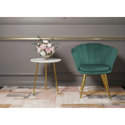 Atene Poltroncina Velluto Velvet Verde