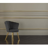Atene Poltroncina Velluto Velvet Grigio scuro