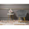 Atene Poltroncina Velluto Velvet Grigio scuro