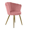 Atene Poltroncina Velluto Velvet Rosa