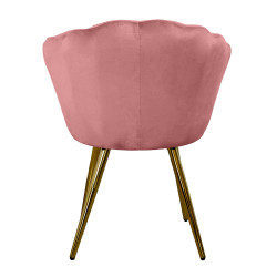 Atene Poltroncina Velluto Velvet Rosa