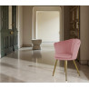Atene Poltroncina Velluto Velvet Rosa