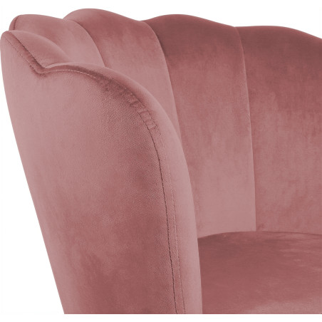 Atene Poltroncina Velluto Velvet Rosa