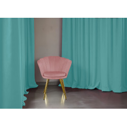 Atene Poltroncina Velluto Velvet Rosa