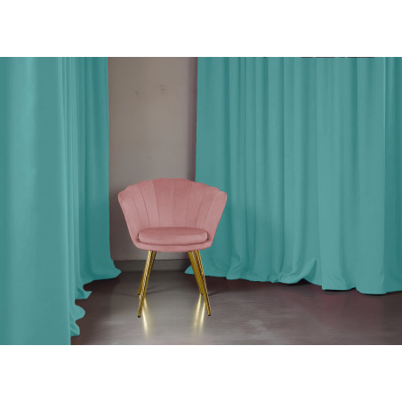 Atene Poltroncina Velluto Velvet Rosa