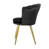 Atene Poltroncina Velluto Velvet Nero