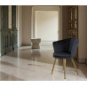 Atene Poltroncina Velluto Velvet Nero