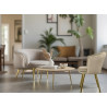 Atene Poltroncina Velluto Velvet Beige