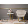 Atene Poltroncina Velluto Velvet Beige
