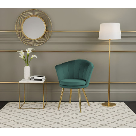 Atene Poltroncina Velluto Velvet Verde