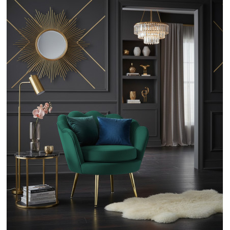 Atene Poltrona XL in Velluto Velvet Verde