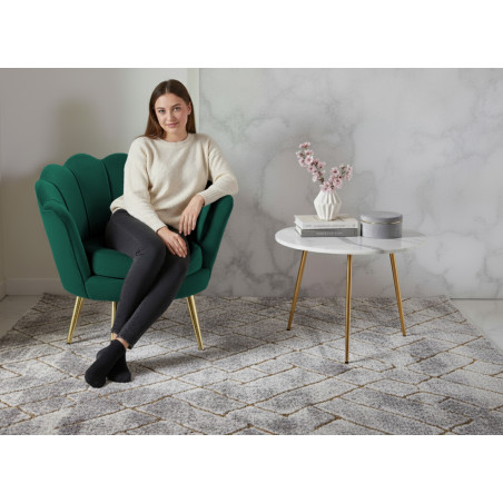 Atene Poltrona XL in Velluto Velvet Verde