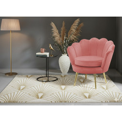 Atene Poltrona XL in Velluto Velvet Rosa