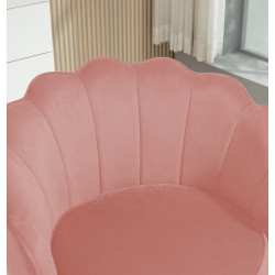 Atene Poltrona XL in Velluto Velvet Rosa