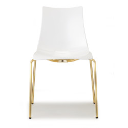 ZEBRA ANTISHOCK 4 gambe ottone satinato