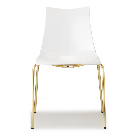 ZEBRA ANTISHOCK 4 gambe ottone satinato