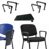 ACCESSORI Tavoletta scrittoio braccioli per sedie di attesa