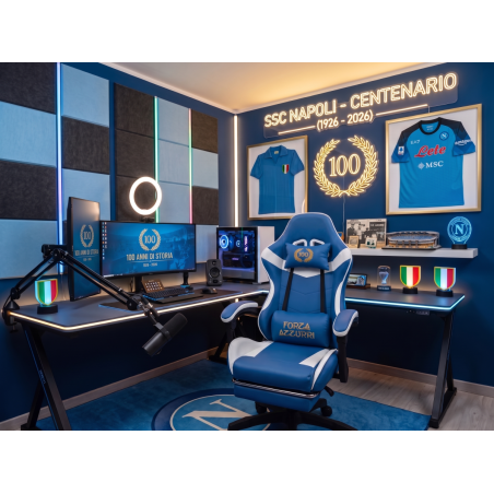 Sedia Gaming Centenario Forza Azzurri Napoli
